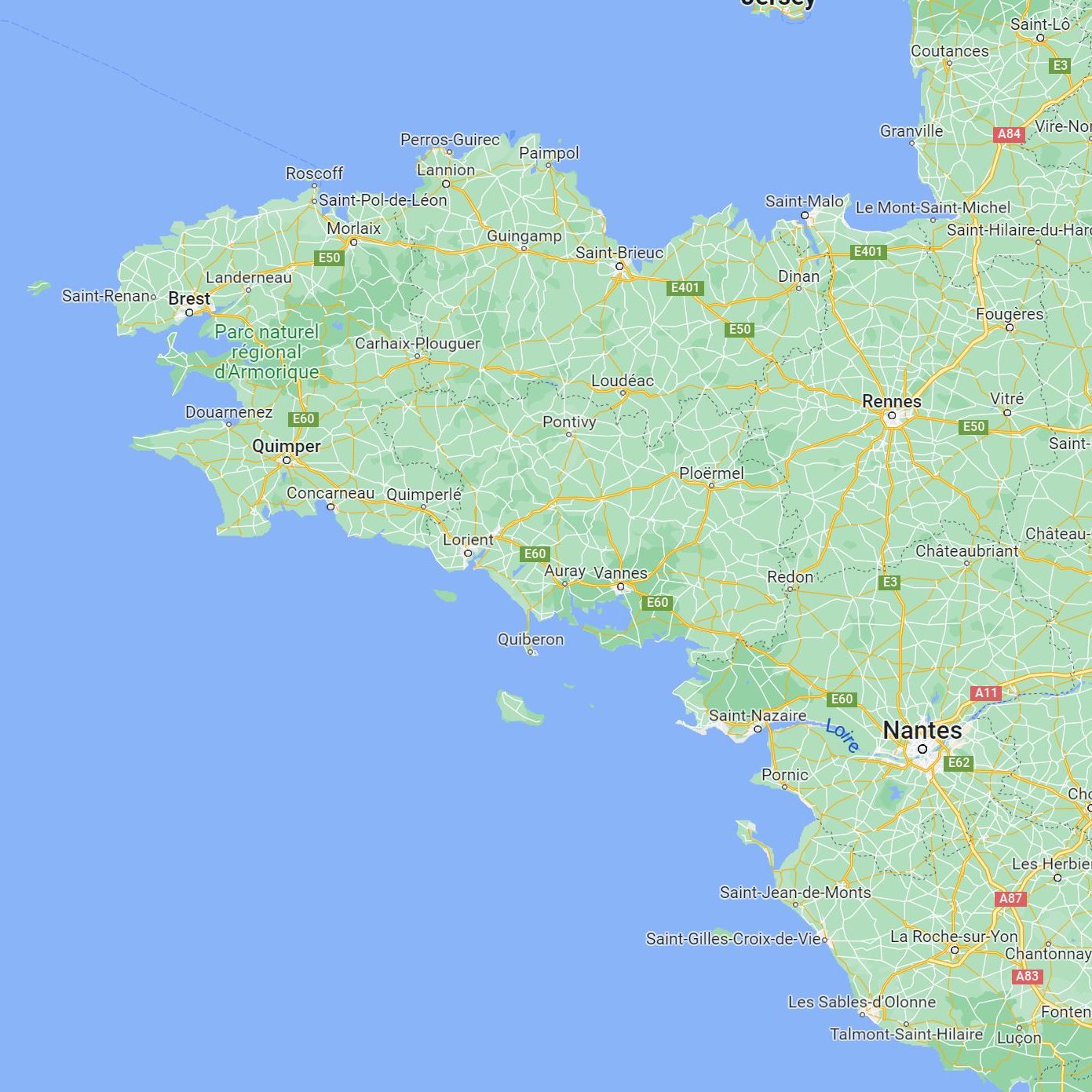 Zone de travail . Bretagne